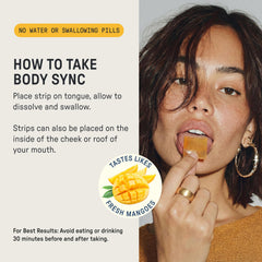 Meche sugar-free label emphasizes clean, gluten-free, non-GMO formulation.