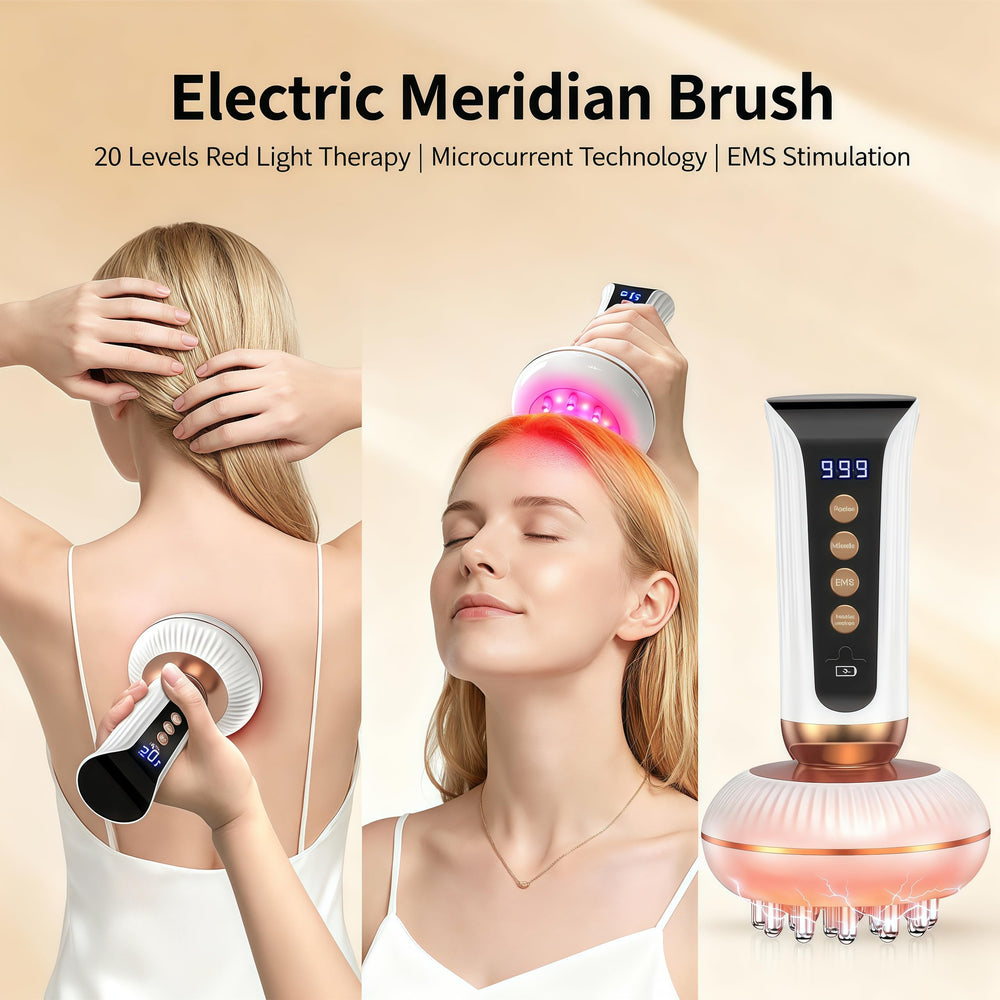 MechMaj LED light therapy panel showcasing skin-supporting wellness feature