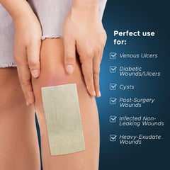 MED PRIDE wound dressing non stick padding eases dressing changes