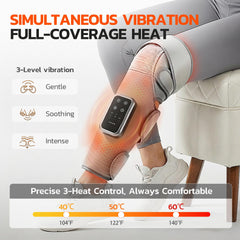 MEDAMOC Calf Massager powered by a 2500mAh battery for multiple sessions