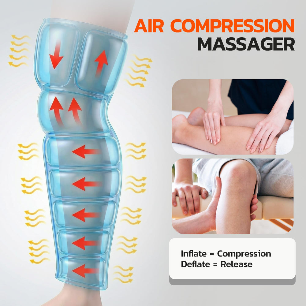 MEDAMOC Calf Massager adjustable band to fit up to 22.64 inches