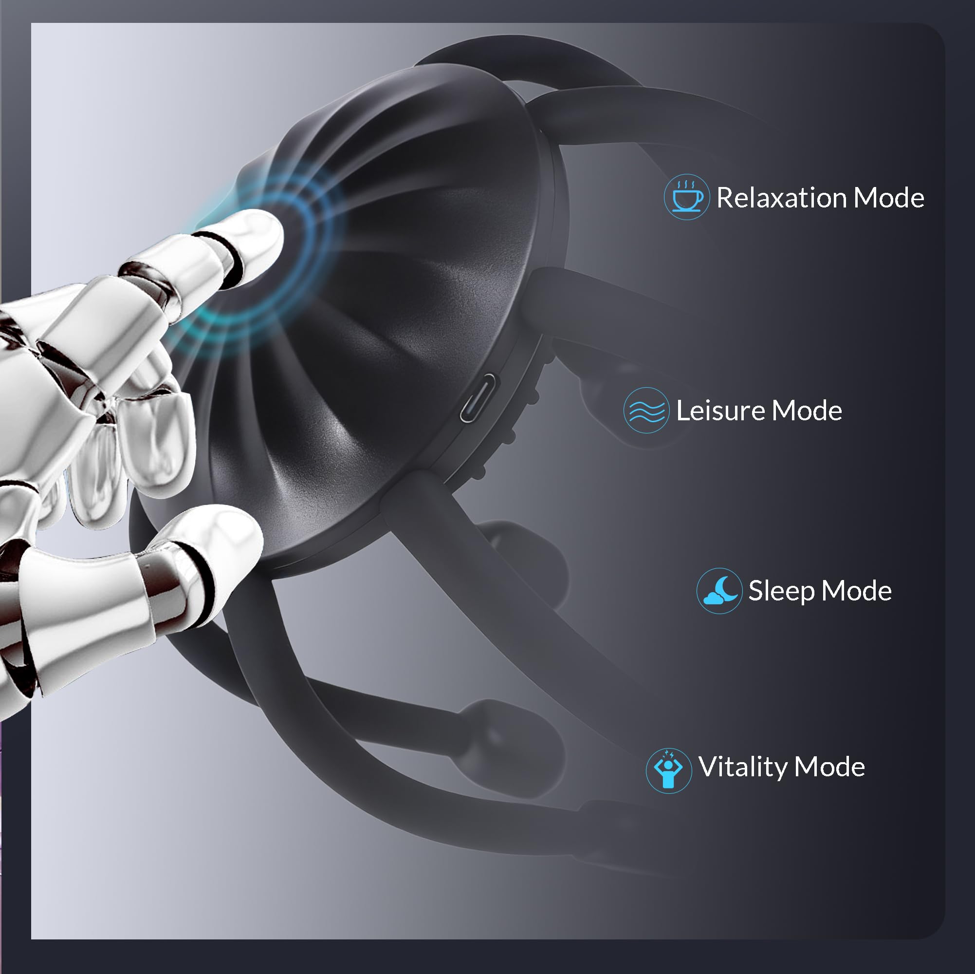 MEDAMOC travel-friendly scalp massager fits in a bag for on-the-go relief.