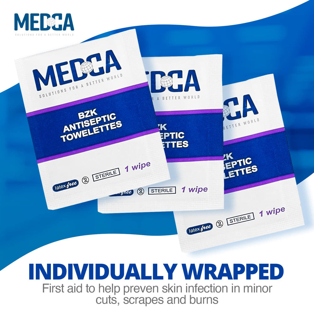 TSA-approved BZK wipes from MEDca for plane travel