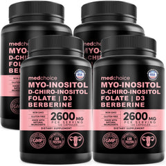 MEDCHOICE 14-in-1 Inositol Complex bottle close-up for daily hormone balance