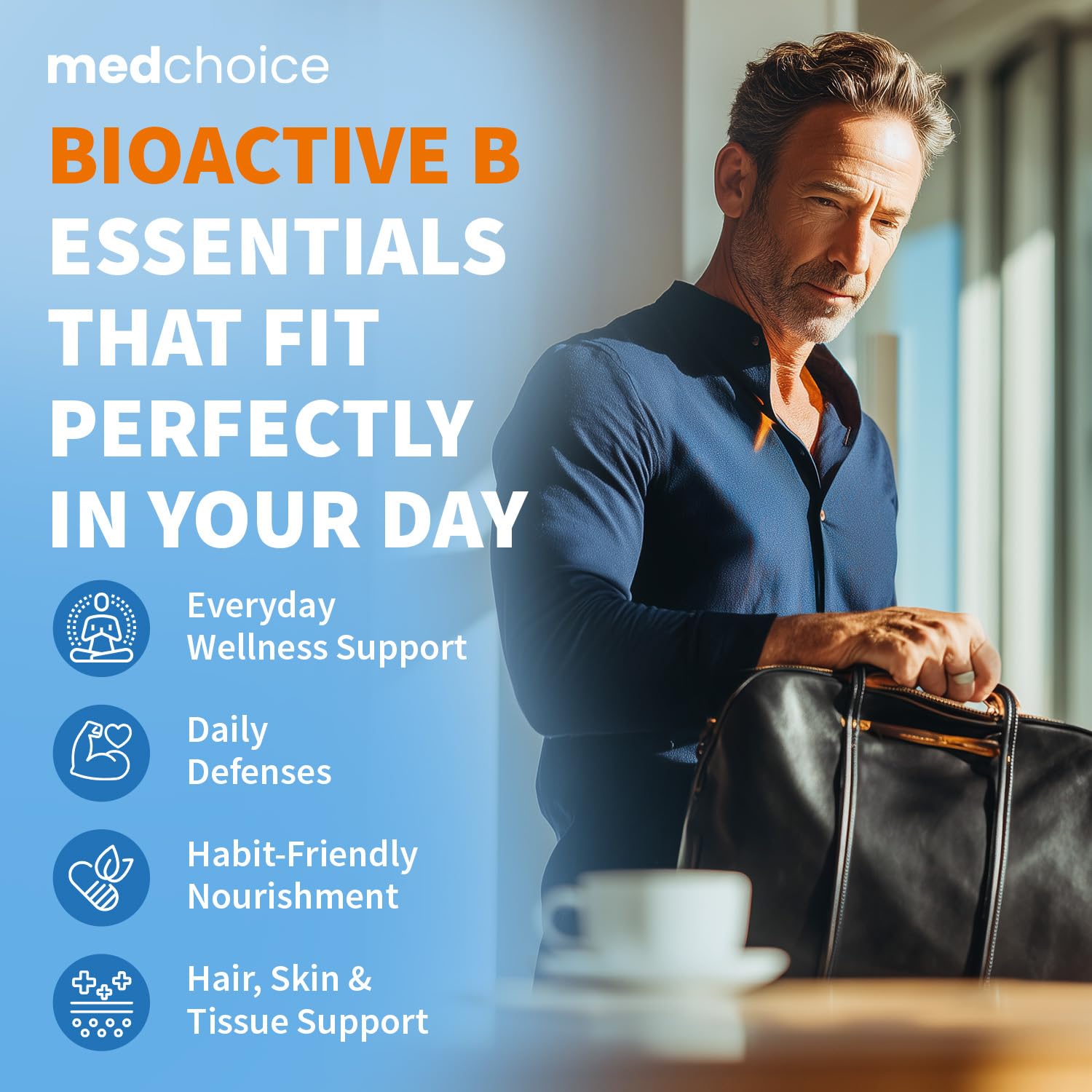 MedChoice Vitamin C graphic signals daily immune support