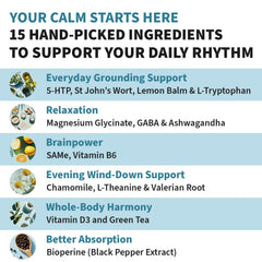 MEDCHOICE L-theanine capsules in amber bottle for calm focus