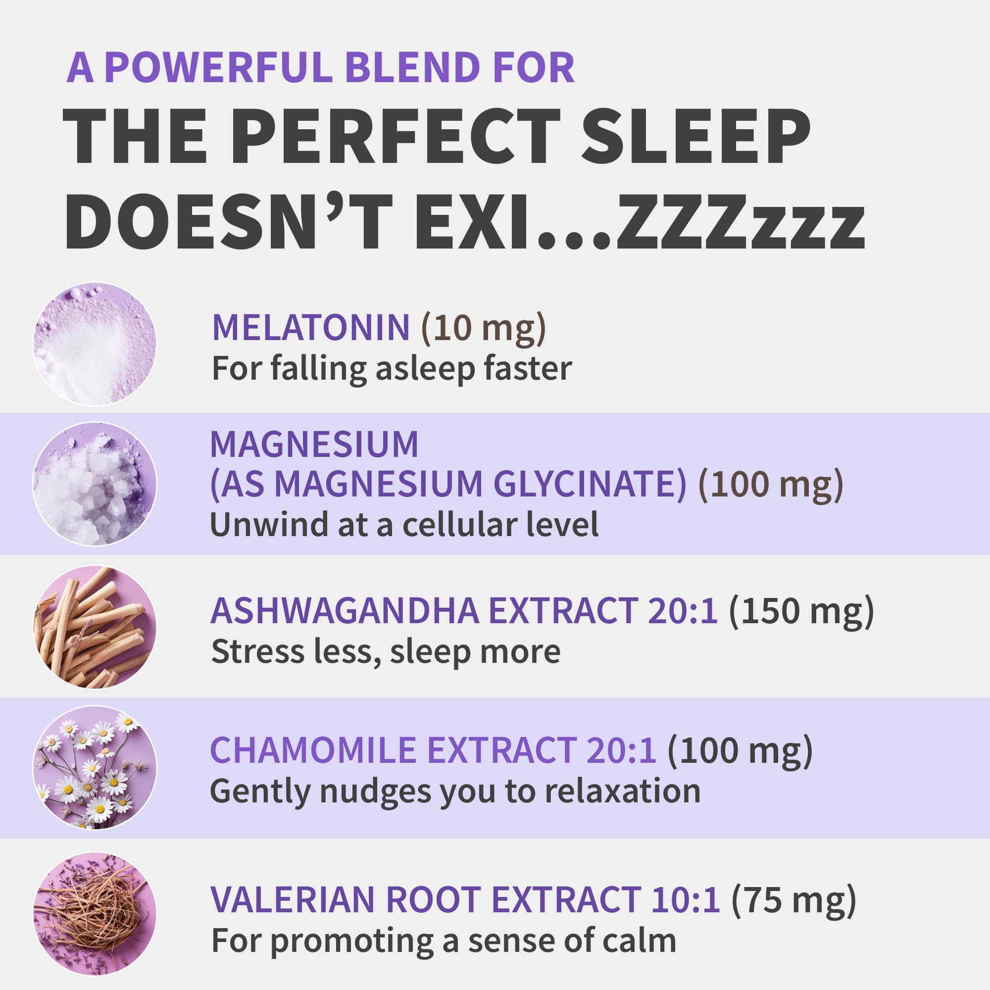 MEDCHOICE melatonin with magnesium and ashwagandha for balanced nightly calm