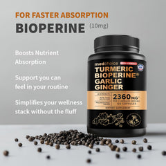 MEDCHOICE odorless garlic extract capsule image signals built-in daily support.