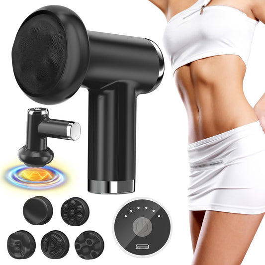 Medcodes Anti Cellulite Massage Tool side view showing five attachments for targeted therapy.
