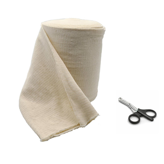 Medcore tubular bandage Size J roll view showing versatile limb coverage and adjustable compression