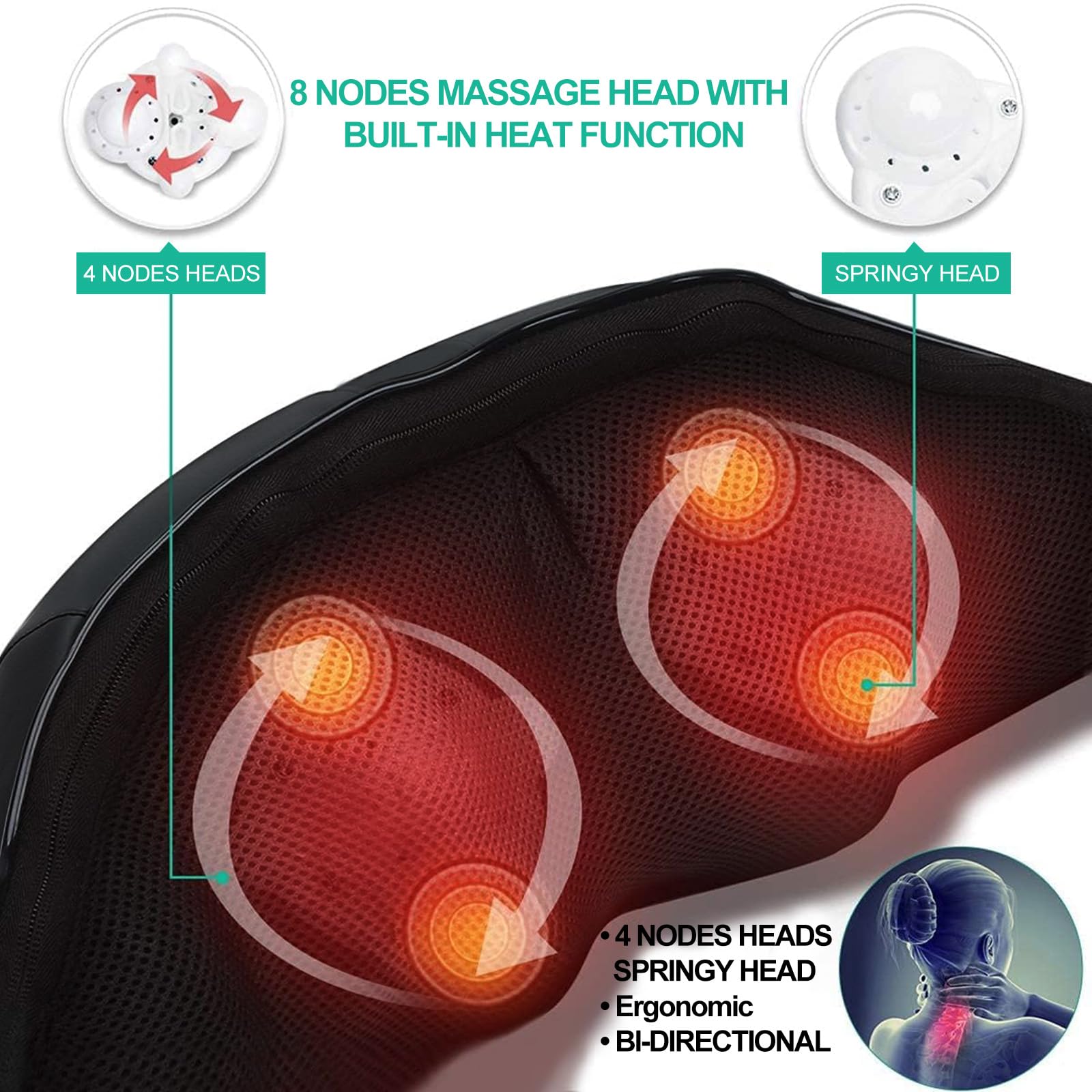Medcursor three-speed settings personalize massage intensity