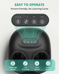 Medcursor foot massager customizable settings tailor intensity and mode