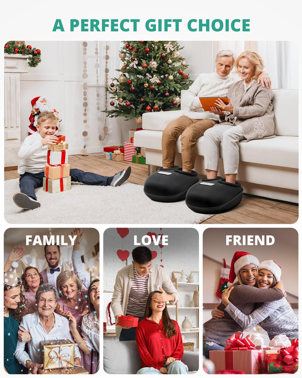 Medcursor foot massager gift-ready packaging for loved ones