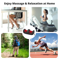 Medcursor Foot Massager with Heat compact and lightweight for portability