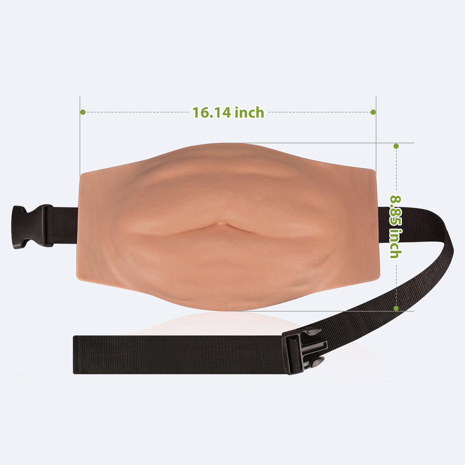 MedEduQuest belly simulator with medium skin tone for realistic scenarios.