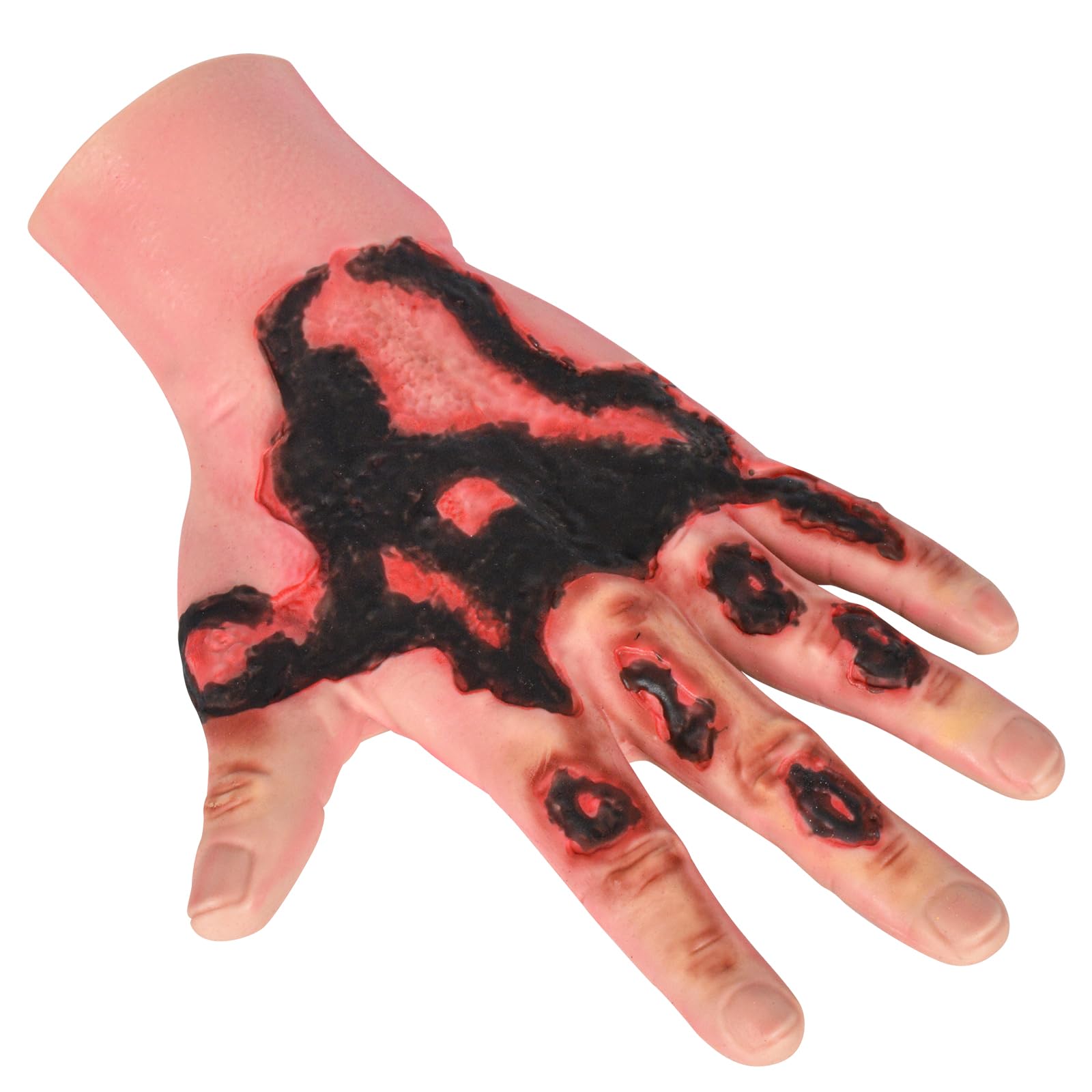 MedEduQuest burn wound packing trainer on the hand for realistic practice