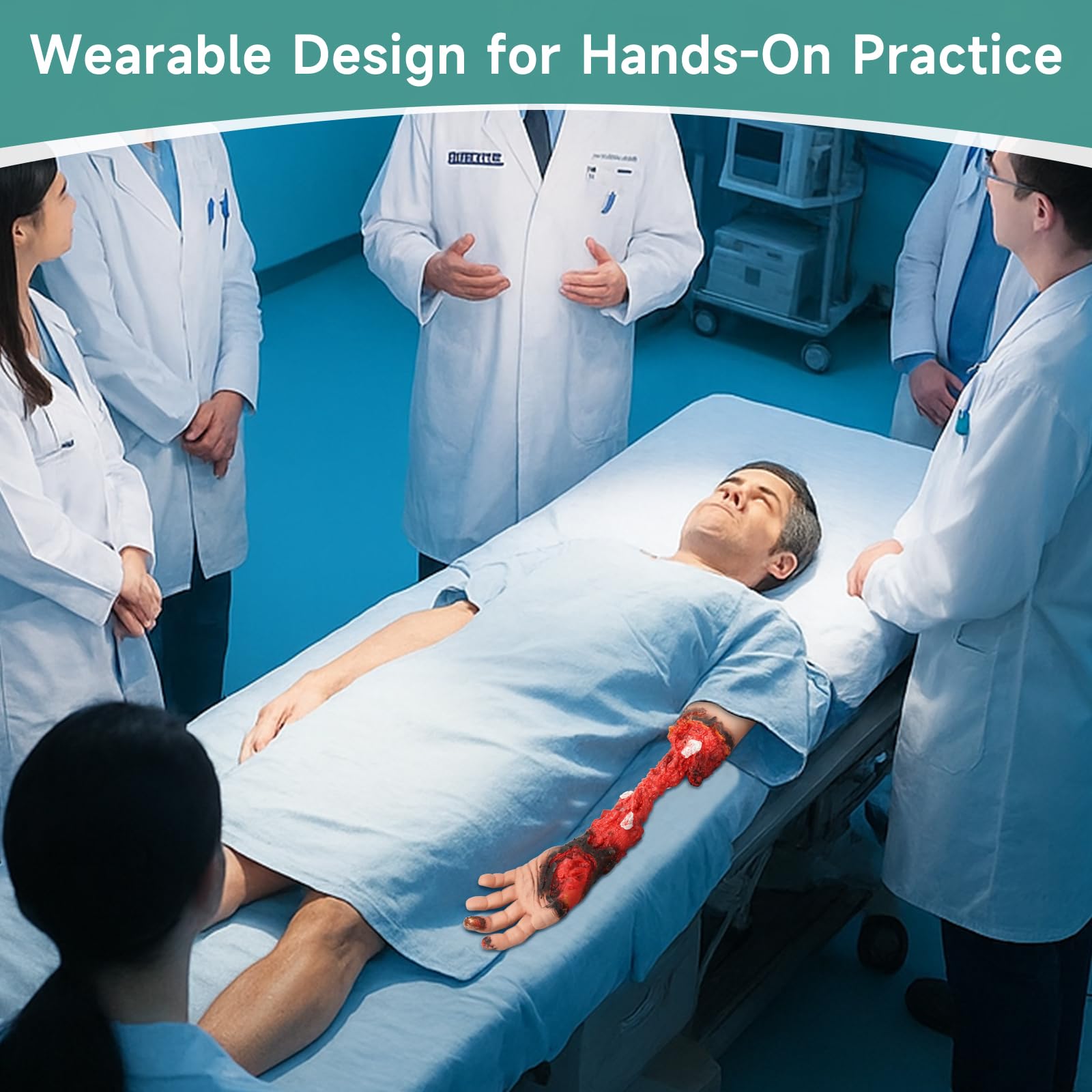 MedEduQuest military wound training arm kit for battlefield preparation