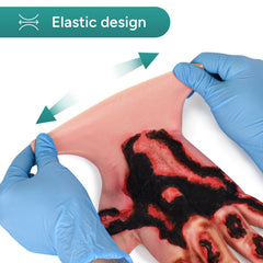 MedEduQuest silicone burn model highlights skin-like texture for training