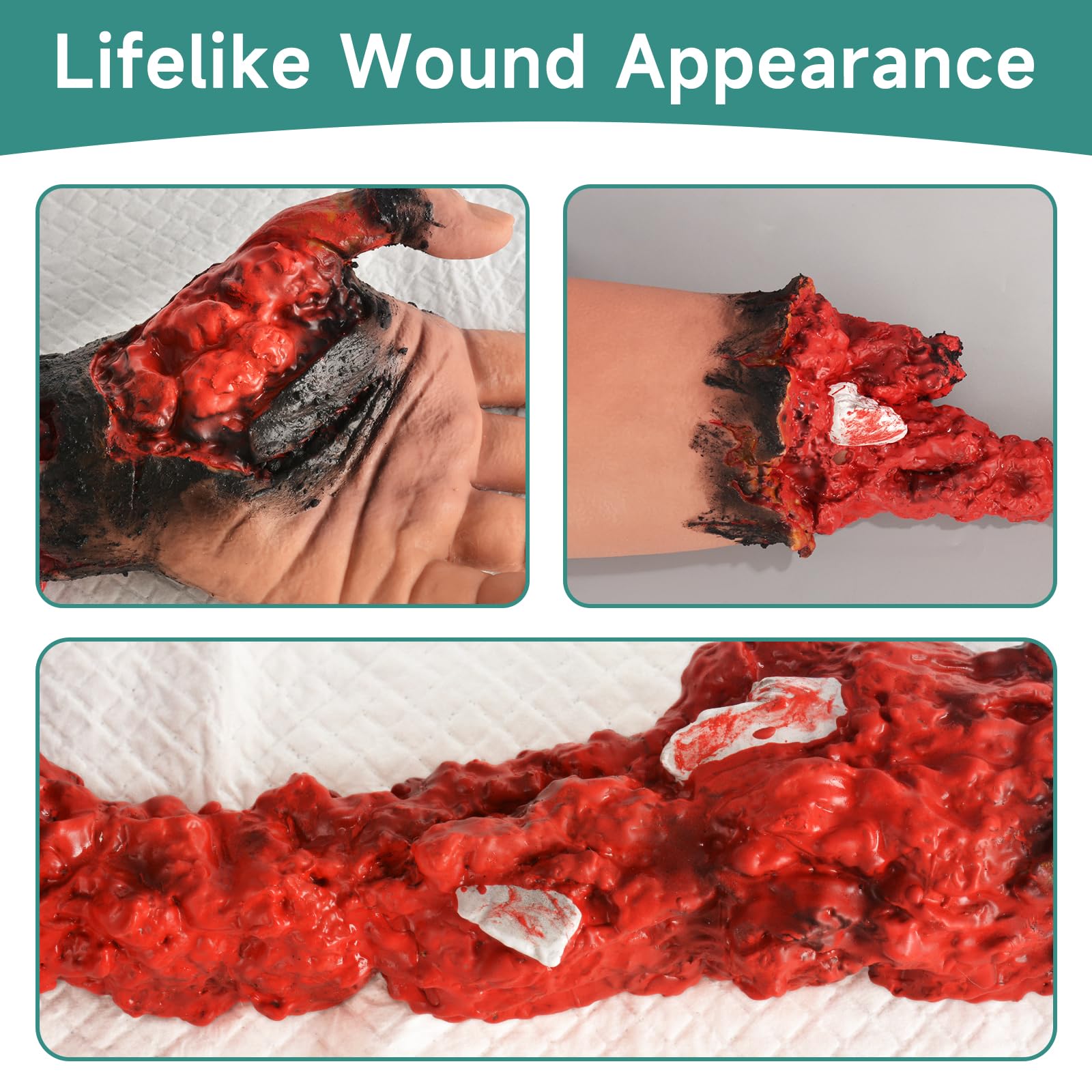 MedEduQuest wearable wound arm trainer on-arm fit enables seamless bleeding control practice