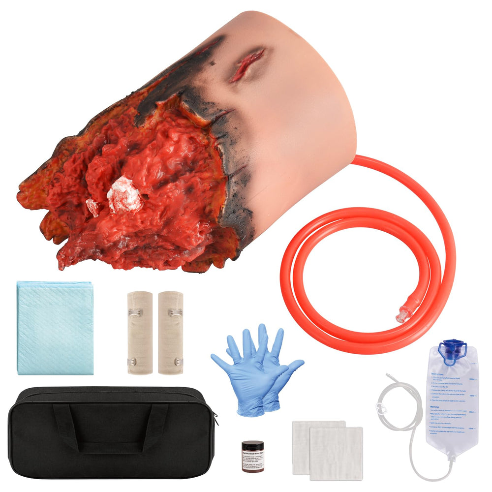 MedEduQuest wound packing trainer with silicone skin for realistic practice