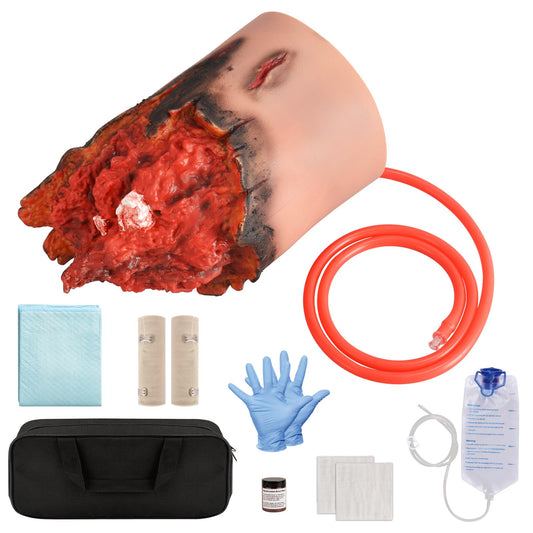 MedEduQuest wound packing trainer with silicone skin for realistic practice
