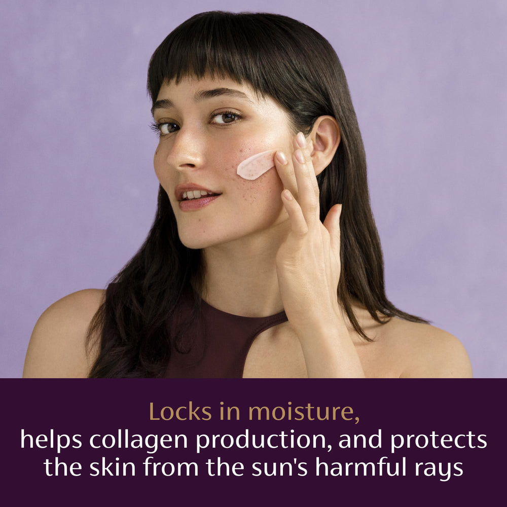 Mederma Scar Cream Plus SPF 30 application dots on scar area