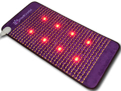 MediCrystal control panel demonstrating adjustable heat settings for personalized comfort