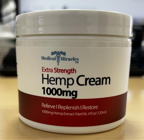 Medical Miracles hemp cream neck application soothes daily stiffness