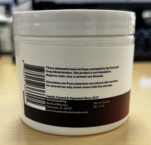 Medical Miracles hemp cream skin moisturization and cooling sensation