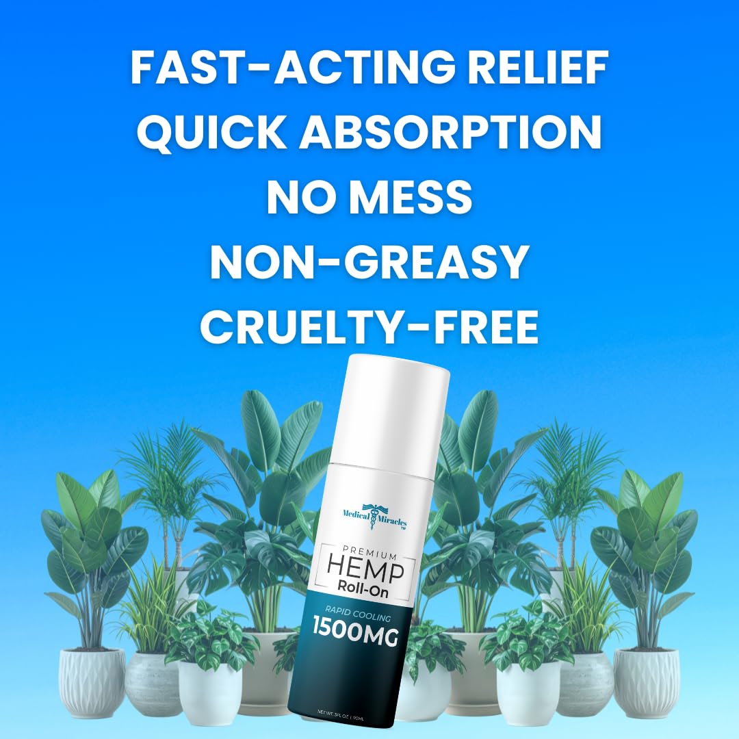Medical Miracles roll-on neck application to ease tension during daily activities.