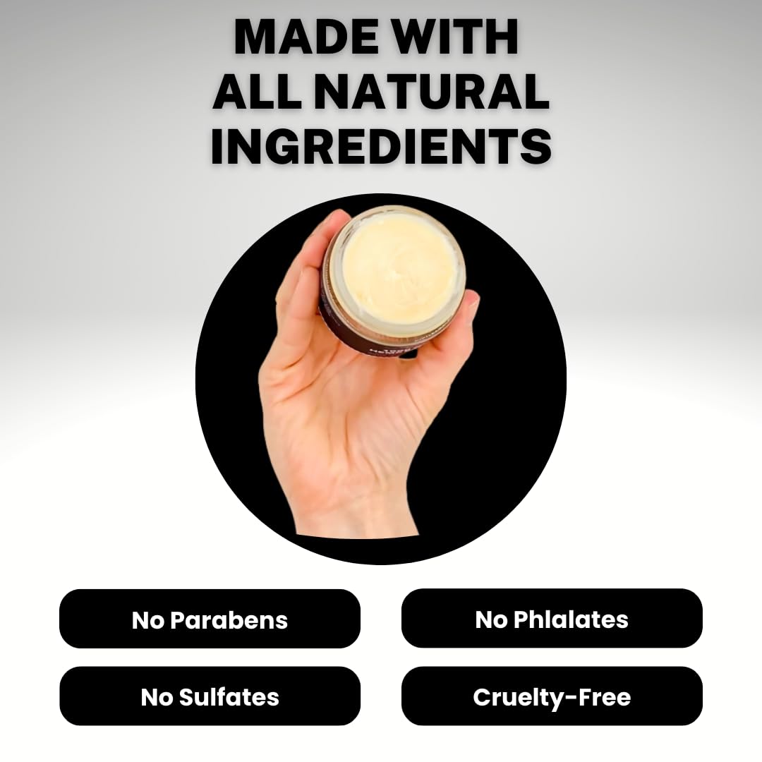 Medical Miracles Hemp Salve texture creamy for smooth application and skin hydration.