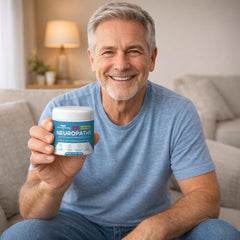 Medical Miracles Neuropathy Cream 2X Strength bottle – potent support for hands and feet.