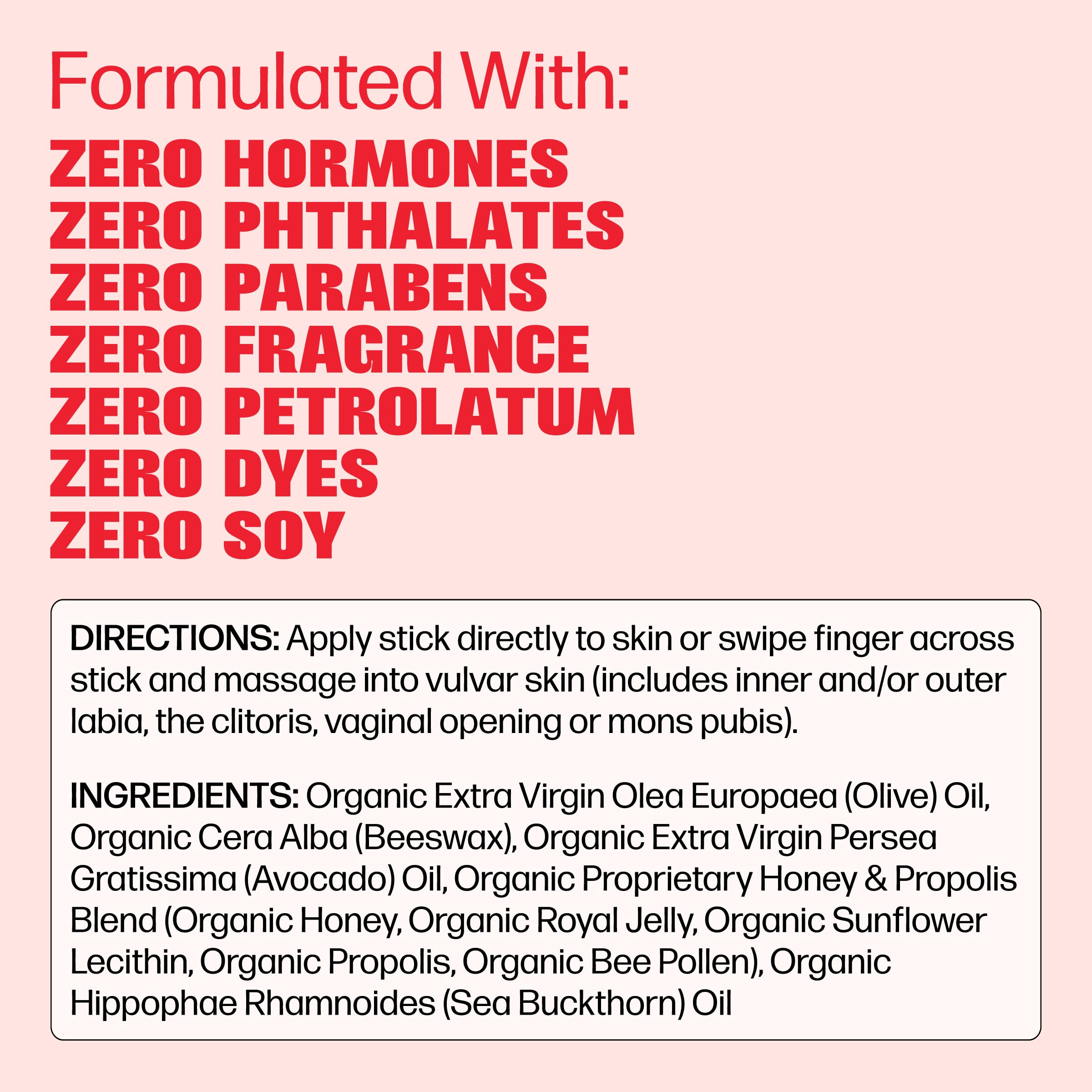 VMAGIC Lips Stick features propolis honey blend to nourish intimate skin.