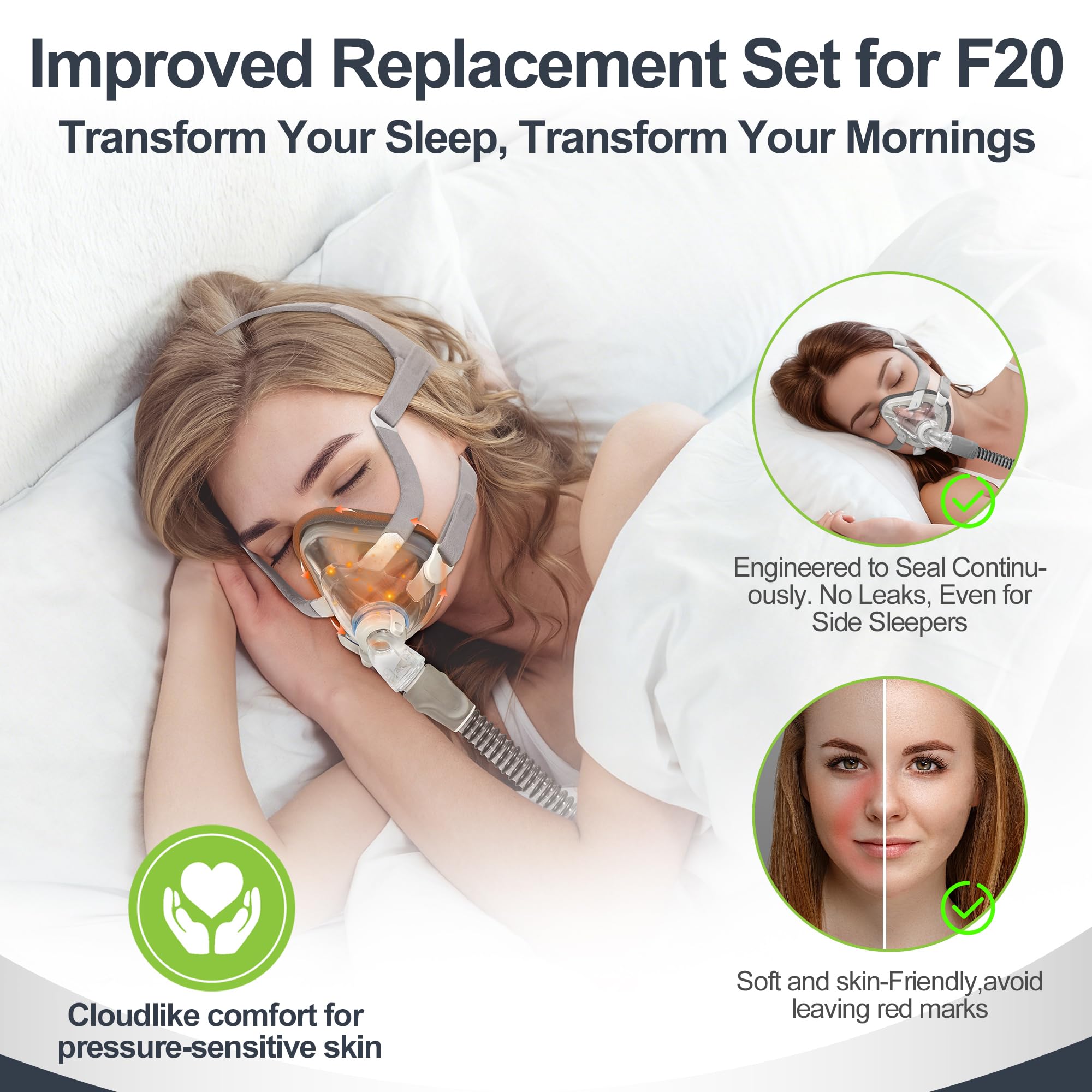 MEDICOLOR AirTouch F20 Small frame provides durable, flexible support.