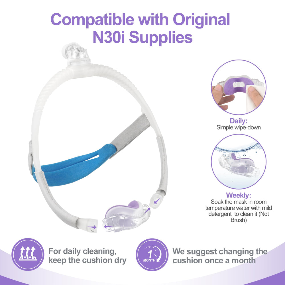 Care tips for Medicolor CPAP cushion to support longevity and cleanliness.