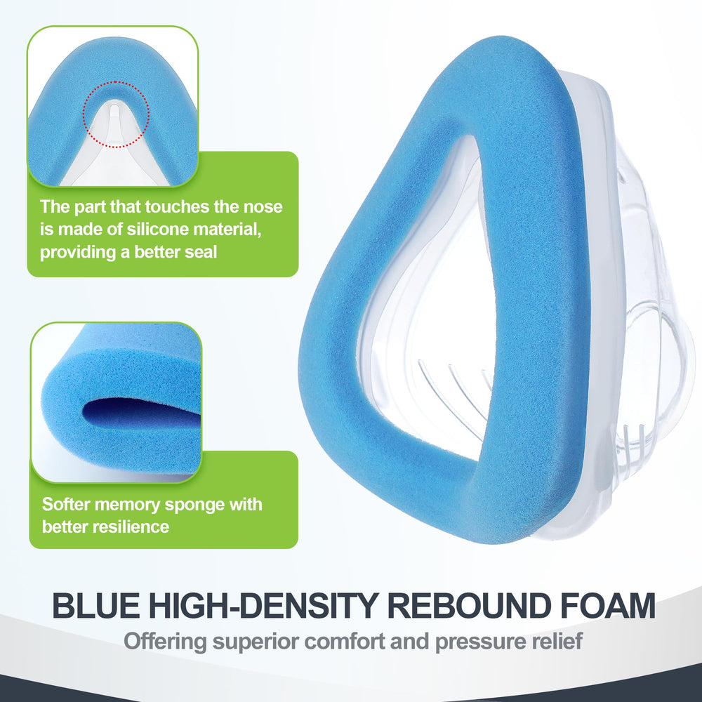 MEDICOLOR frame and cushion assembly in snap-in design for easy replacement