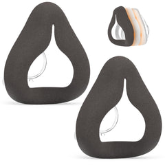 Medicolor improved cushion for AirFit F20 seal close-up demonstrates secure, comfortable fit.