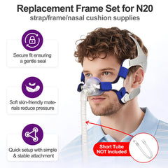 MEDICOLOR n20 adjustable headband demonstrates easy fit and durable stretch resistance.