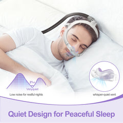 Whisper-quiet vent design enables peaceful nights with the cushion.