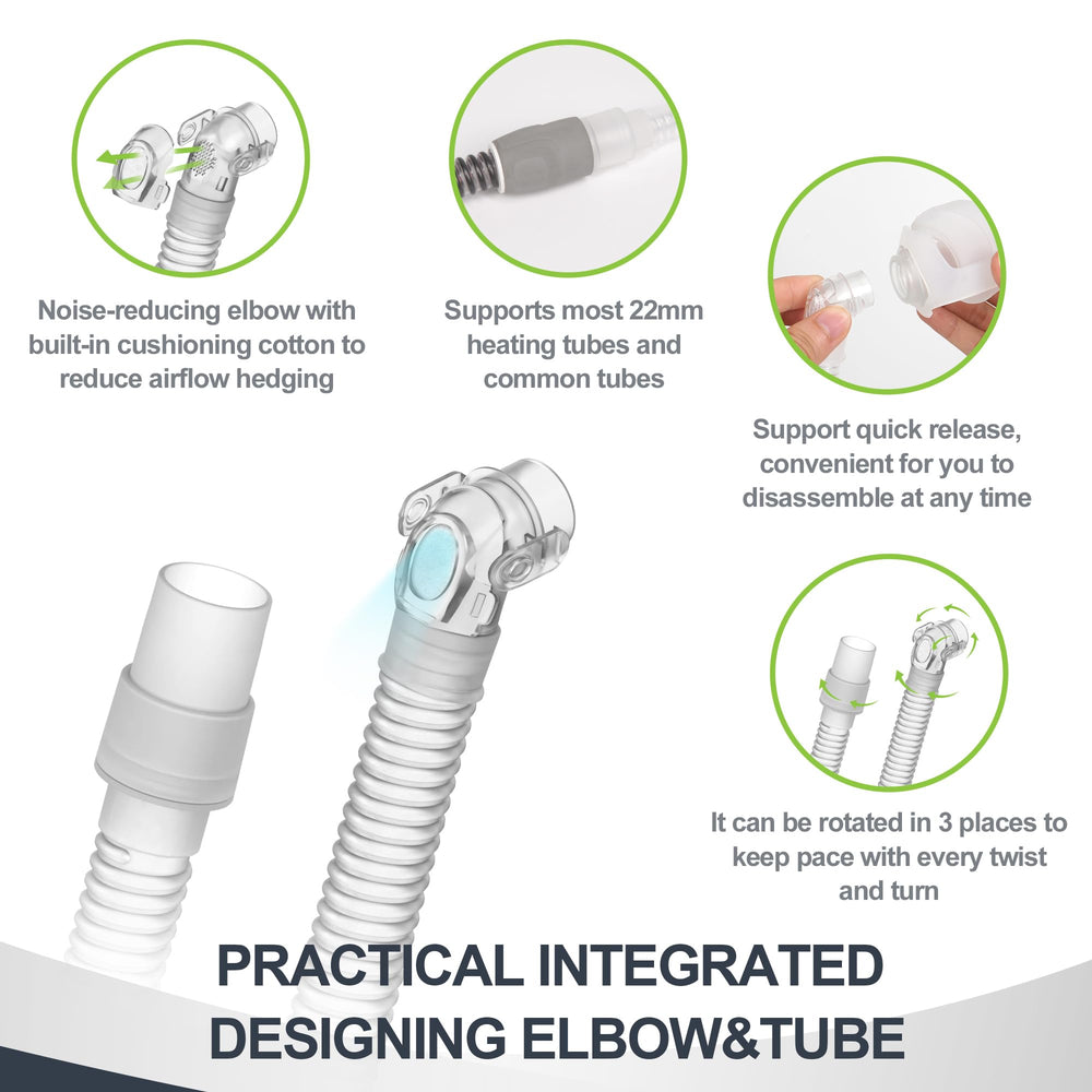 MEDICOLOR Wisp diffusion elbow reduces airflow noise