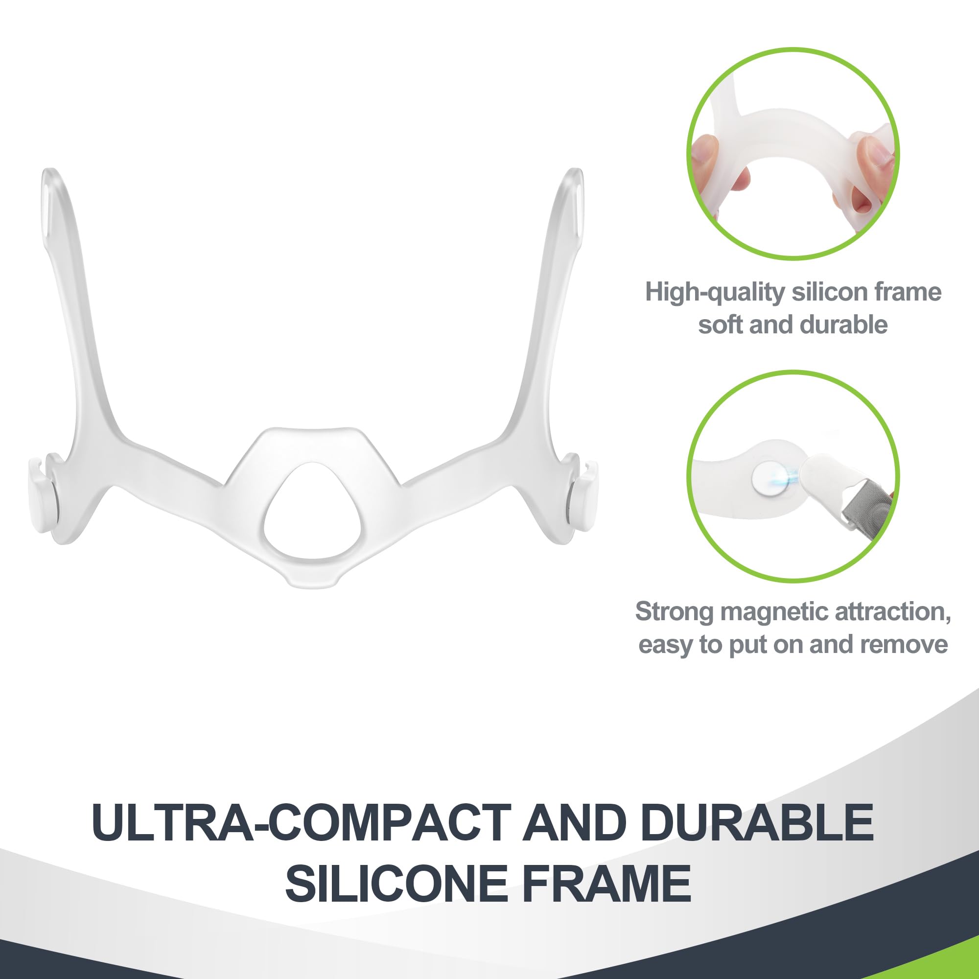 MEDICOLOR Wisp head strap stabilizes the mask overnight