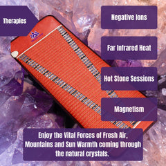 MediCrystal 3-D air mesh cushion for comfortable support during use.