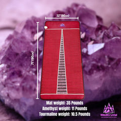 MediCrystal amethyst tourmaline crystal window highlight therapeutic crystals