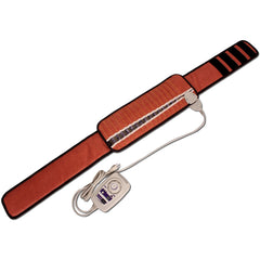 MediCrystal far infrared amethyst belt in full view offering soothing warmth for daily back relief.