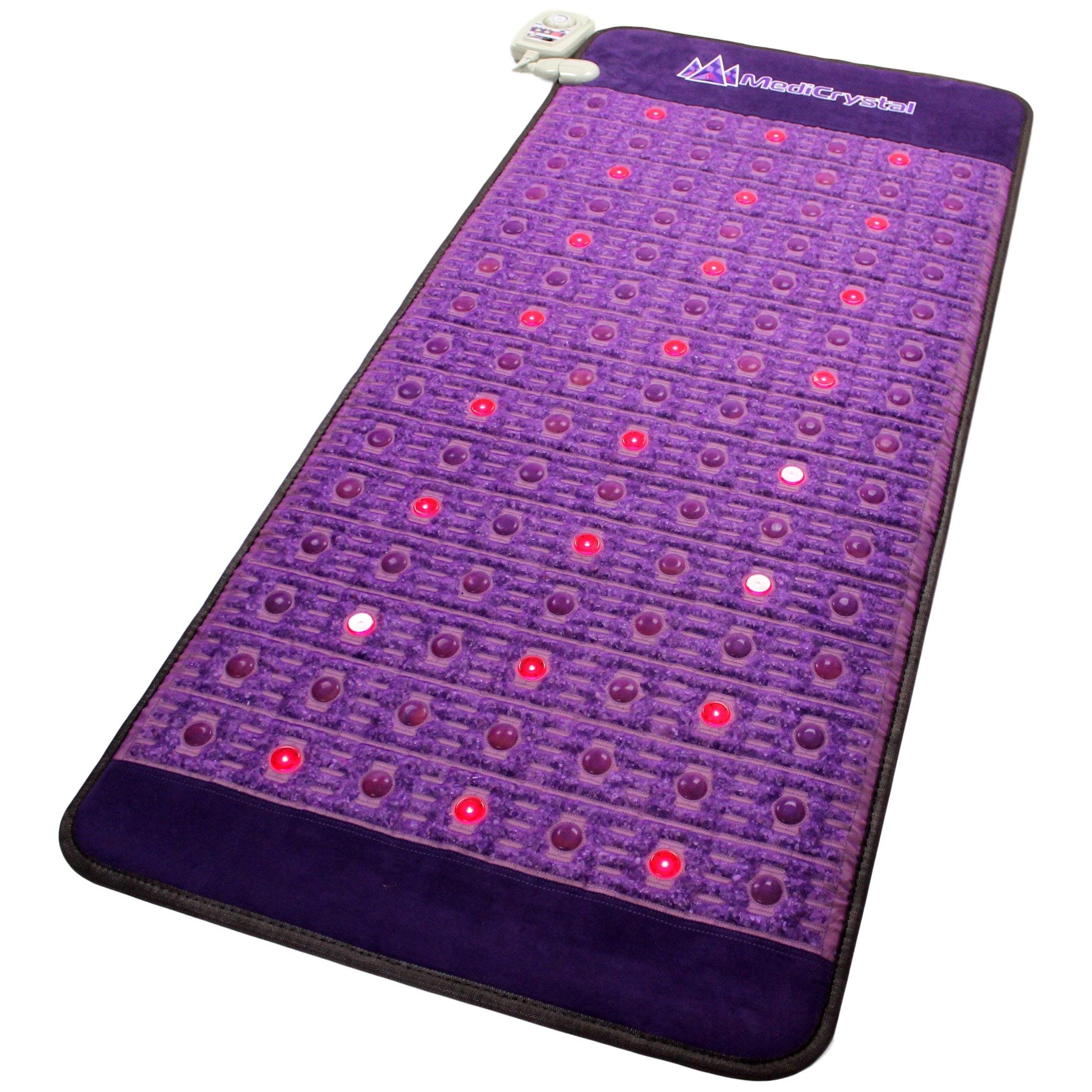 MediCrystal mat front view for relaxing warmth and relaxation.