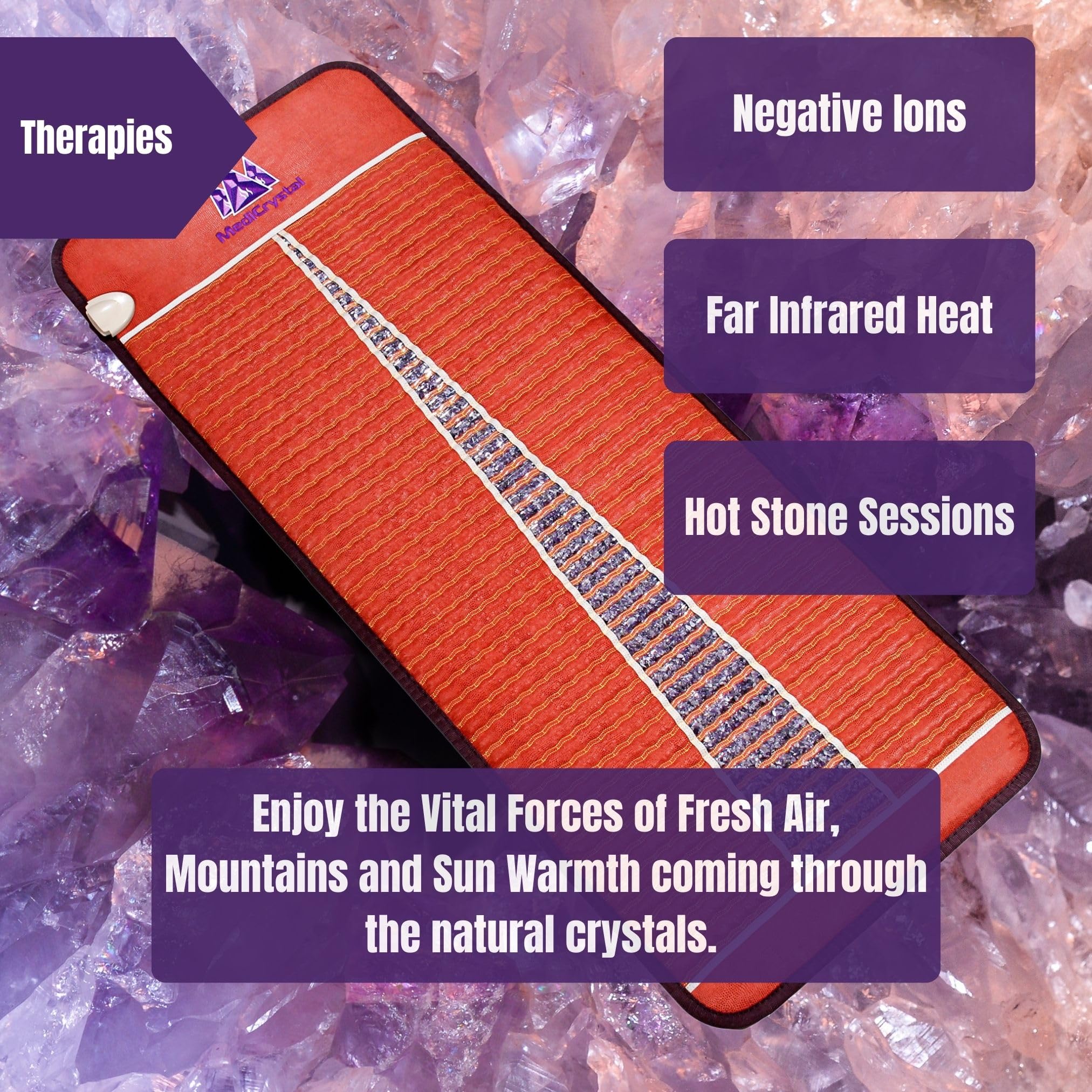 MediCrystal full-body comfort setup supports relaxing routines after work.