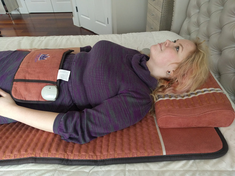 MediCrystal lifestyle use at home scene, ideal for cozy evenings and relaxation routines.
