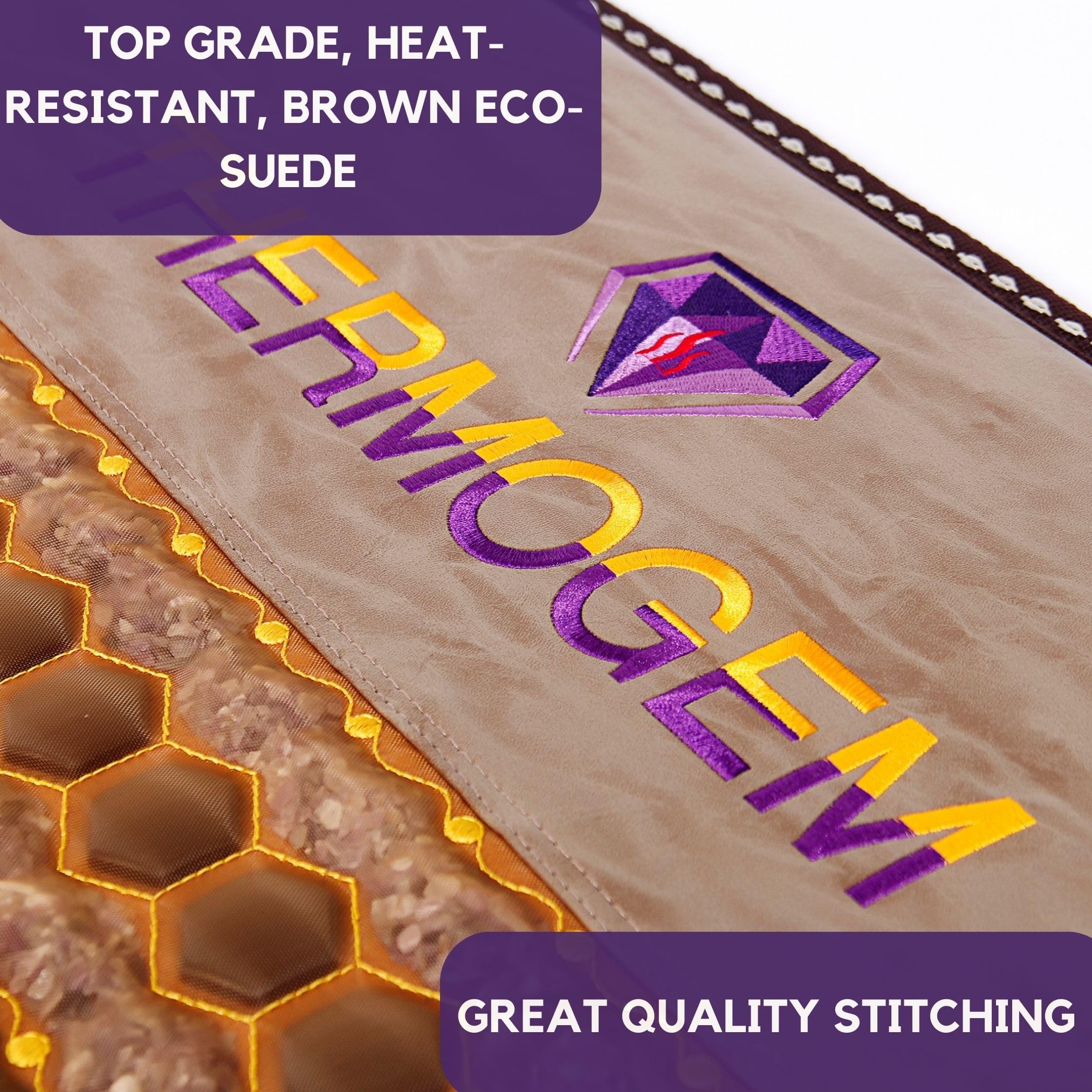 MediCrystal ThermoGem mat layer cross-section illustrating multiple layers