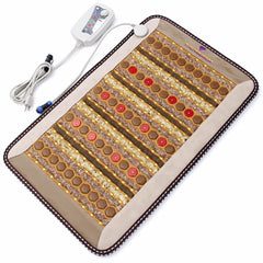 MediCrystal ThermoGem mat top view with crystal layers for at-home warmth