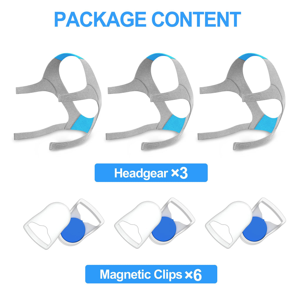 Medihealer 3-pack headgears provides value for families and travelers.